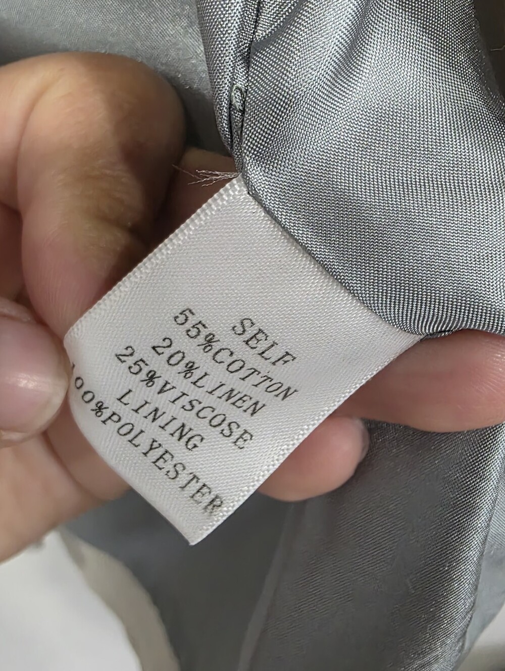 Metallic White Women's Blazer Jacket - Picture 5 of 6
